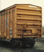 SBD 141237, ex-RBOX car, end view